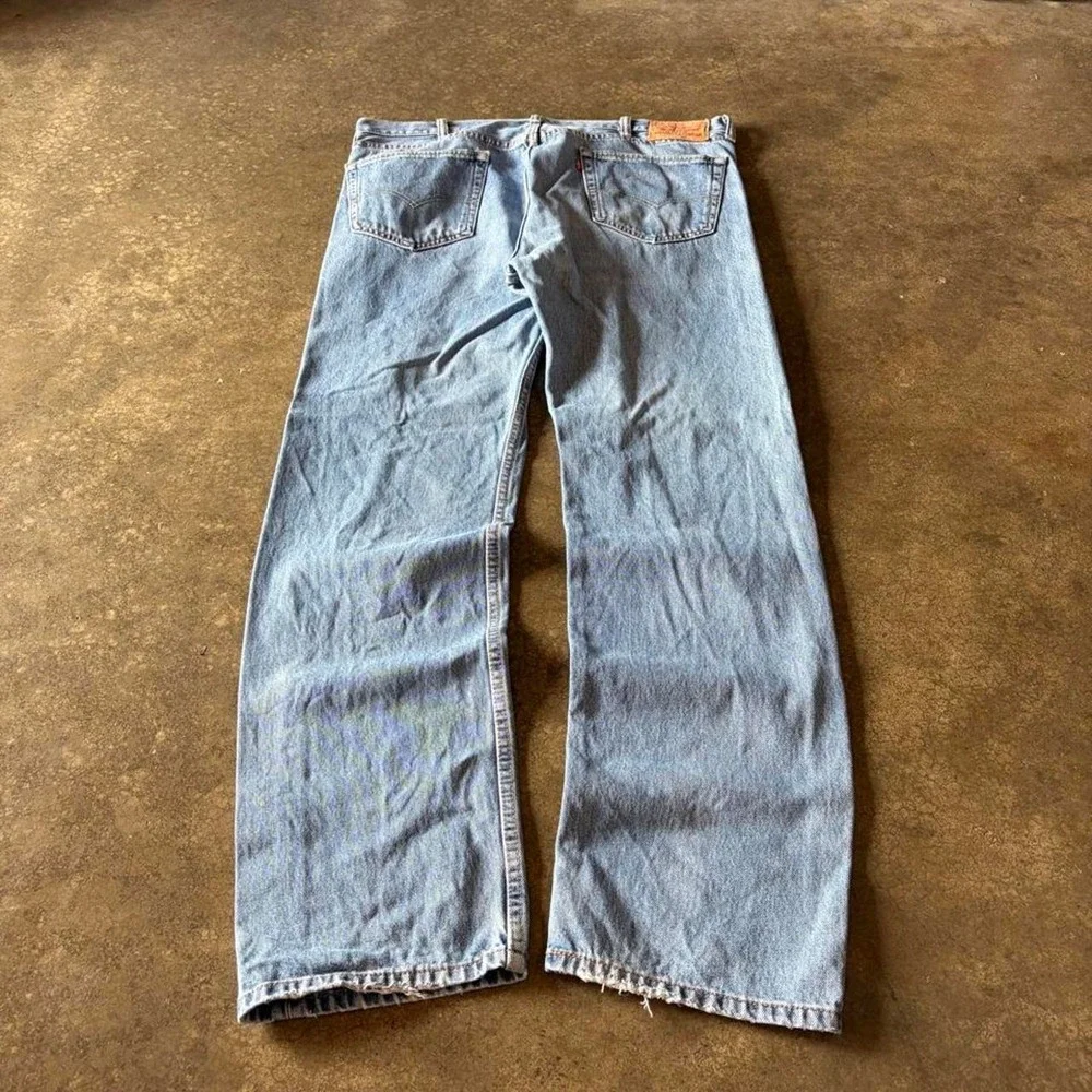 90s levis light wash loose jeans